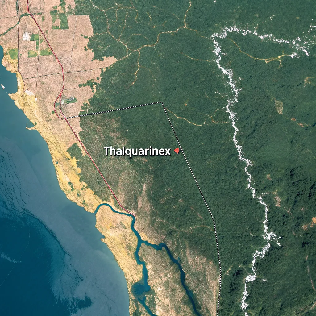 Map showing Thalquarinex location
